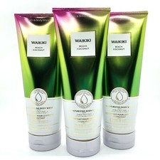 3-Pack Bath  Body Works WAIKIKI Beach Coconut Moisturizing Body Wash 10 fl.oz
