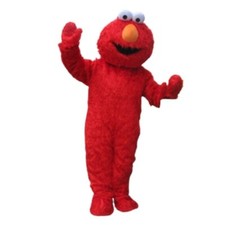 Elmo Sesame Mascot Costume Halloween Birthday Party Adult Cosplay Dress Up