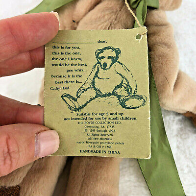 Boyd's Bears Plush Ultra Soft w/ Beanbag Stuffing in Belly, 10
