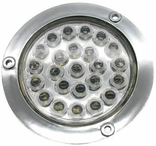 4 Led Tail Light 2X 4 Inch Round Red LED Stop/Turn/Tail Lights - Foto 2