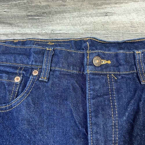 Vtg 80s Levi’s Jeans Mens (40x30) 517-0217 XX Bootcut Blue USA Made (fits 38x30) - Picture 3 of 13