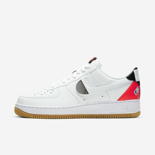 Size 8 - Nike Air Force 1 '07 LV8 x NBA White Bright Crimson for sale  online | eBay