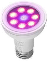 Luxbird 8W  LED Plant Grow Light Bulb Full Spectrum PAR20 Grow Lamp 