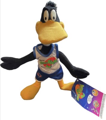 Vintage Space Jam Daffy Duck Plush Toy 1996 McDonalds Stuffed