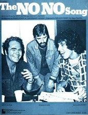 RINGO STARR THE NO NO SONG SHEET MUSIC GOODNIGHT VIENNA BEATLES RARE 1975 NEW