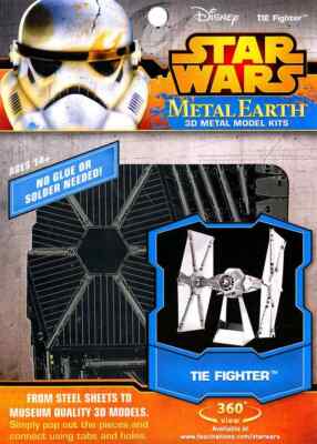 STAR WARS Fascinations Metal Earth 3D Model Kits AT-AT X-Wing R2D2