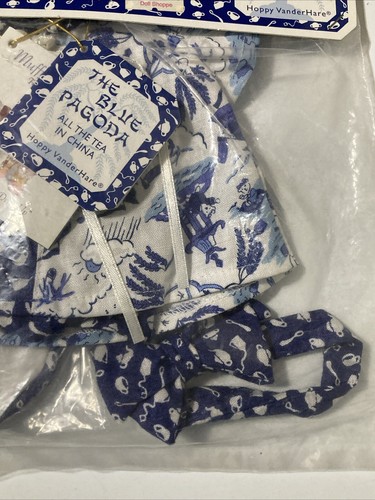 NOS THE MUFFY COLLECTION THE BLUE PAGODA ALL THE TEA IN CHINA SET - Picture 5 of 14