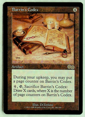 Barrin's Codex - Urza's Saga - 1998 - Magic the Gathering