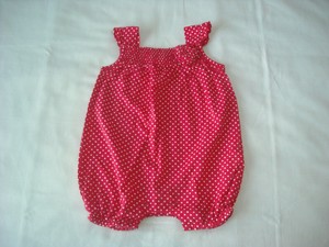 polka dot romper baby