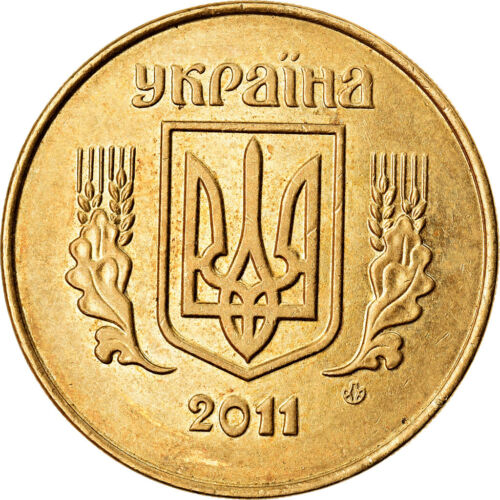 [#793056] Pièce de monnaie, Ukraine, 25 Kopiyok, 2011, Kiev, SS, aluminium-bronze, KM:2,1b - Photo 1/2