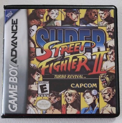 Super Street Fighter II Turbo Revival CASE ONLY Game Boy Advance