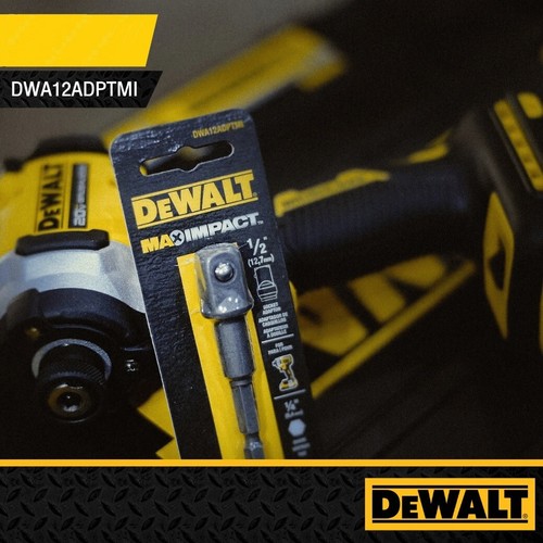 DeWALT Adattatore Presa 1/2" SQ Quadrato Max Impact Duty Adattatore Dado - Foto 4 di 14