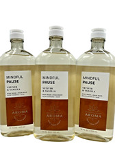 NUEVO Bath & Body Works Lote 3 Vetiver Vainilla Jabón Corporal Espuma Baño Pausa Consciente