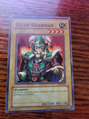 Yugioh: Celtic Guardian - LOB-007 - Super Rare - Unlimited - PL | eBay