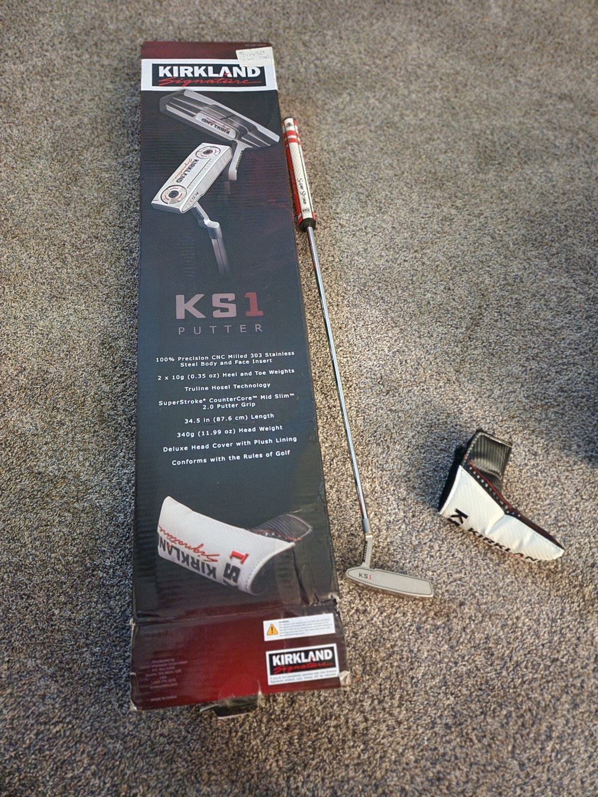 kirkland ks1 putter left handed golf 34.5 eBay