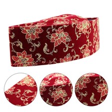 Men Muslim Arabic Hat Wedding Red Beanie Cap Prayer Islam Turkish Headwear NEW