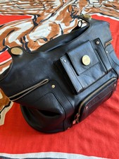 Originally $1990. Roger Vivier Black Leather Large Bag Or Tote