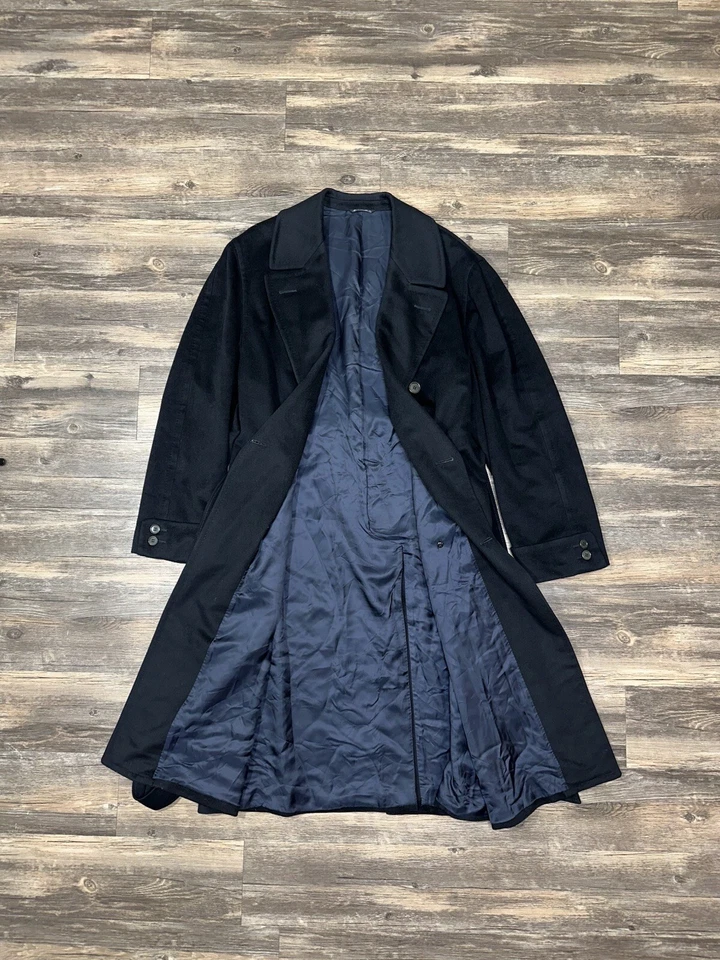 Abrigo largo Canali Tony Mancino para hombre 85 % lana Lana 15 % cachemir 48R hecho en Italia Foto 4 de 4