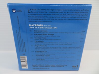 Reger The Centenary Collection Hilliard Ensemble 8 CD Boxset