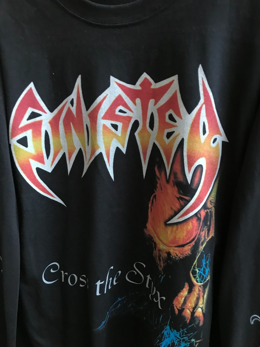 Sinister Long sleeve XL shirt Obituary Entombed Morgoth In flames