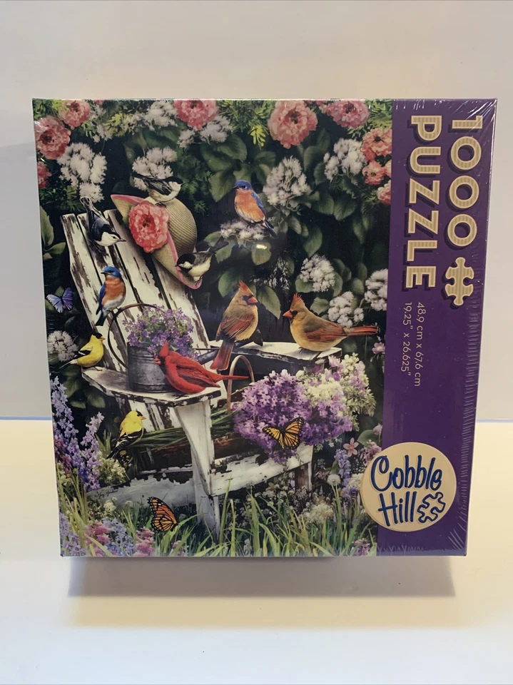 "Rompecabezas Cobble Hill 1000 piezas Summer Adirondack Birds 19,25"" x 26,625""" Foto 2 de 4