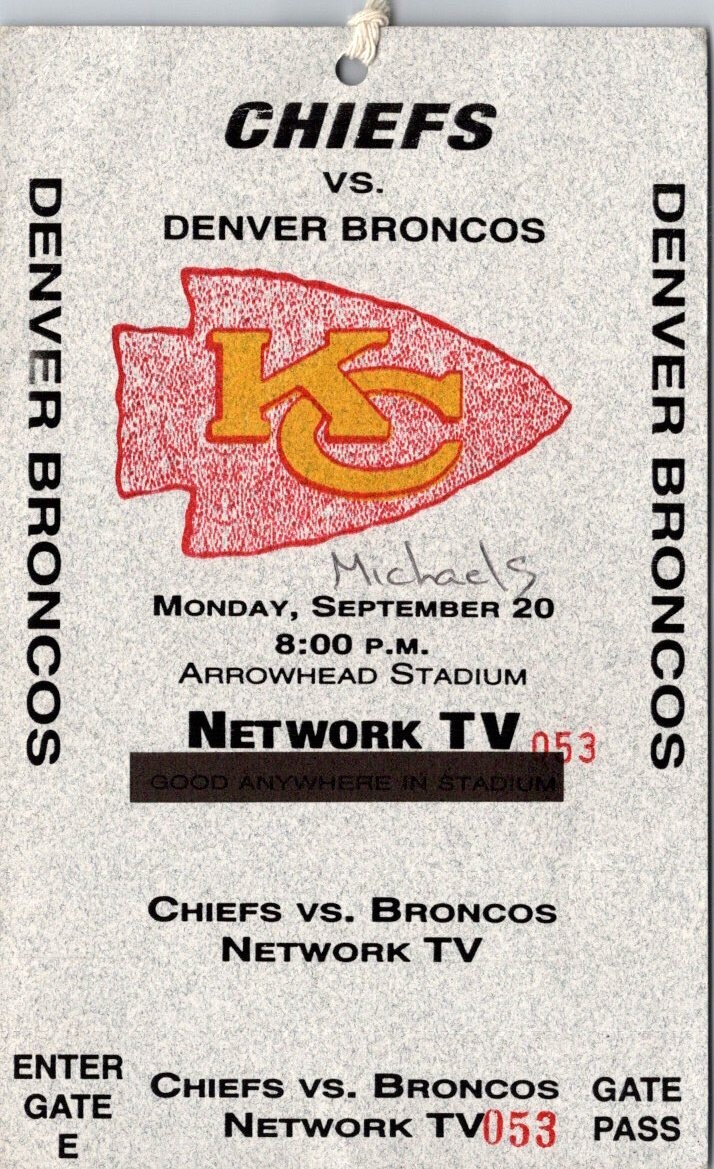 Chiefs Vs Denver Broncos Radio Station Kansas City Chiefs Monday