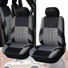 For Dodge Car Seat Cover Front Driver & Passenger Seat Protector Polyester Cloth