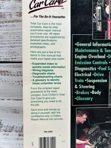 Chilton Saturn Coupes Sedans Wagons 1991-2002 Repair Manual Total Car Care EUC - Picture 3 of 11