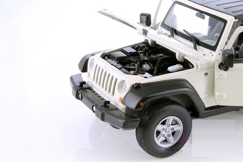 2007 Jeep Wrangler Rubicon Hardtop Welly Diecast Model Toy Car 7", 1:24 - Picture 7 of 21