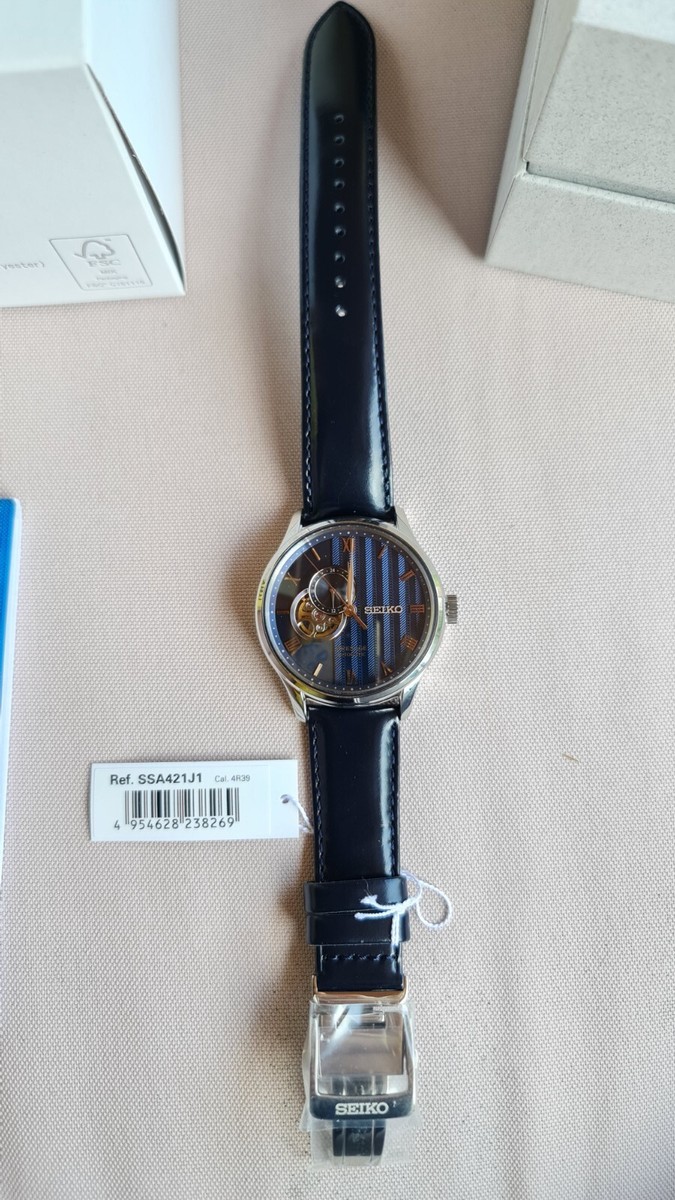 SEIKO PRESAGE SSA421J1 ZEN GARDEN Automatic Watch Open Heart Semi