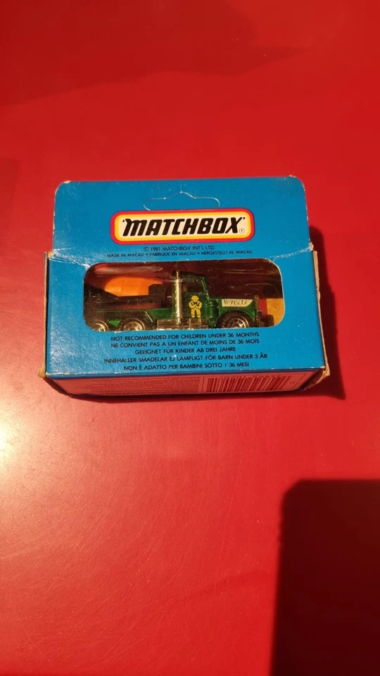 Camión de cemento Matchbox MB 19 coche fundido a presión - De colección Foto 3 de 3