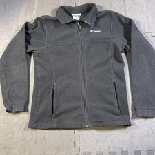 Columbia girls Black Fleece Jacket Size 18/20