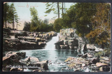Old IRELAND Postcard AT CATHOLE FALLS MOUNTMELLICK Co LAOIS (View 2)
