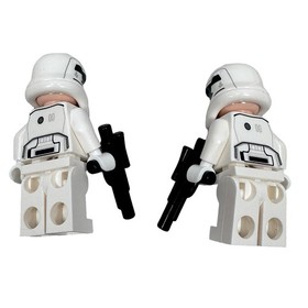 LEGO Star Wars First Order Stormtrooper Minifigures Set of 2 from 75190 Blasters