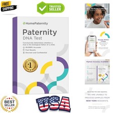 DNA Paternity Testing for Child and Father, USPS Return, Over 99.99 Confiden...