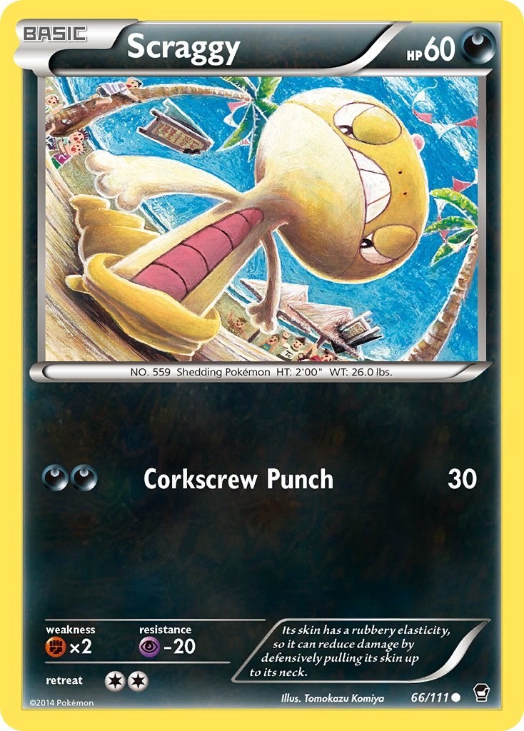 Scraggy - [FFI - 66/111] - Common - Pokemon - EN
