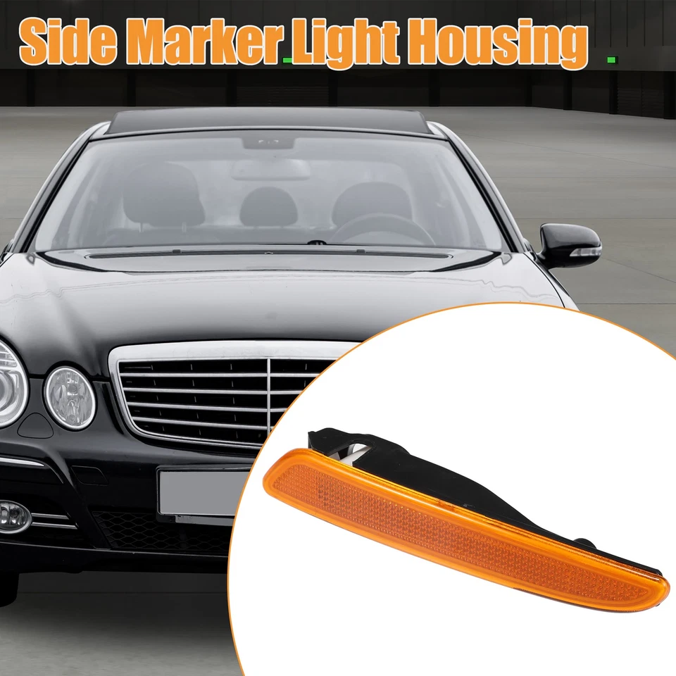 Carcasa de luces de señalización laterales de vehículo para Mercedes-Benz E320 2007-2009 de plástico Foto 2 de 4