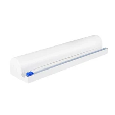 Refillable Plastic Wrap Dispenser with Slide Cutter, cling wrap with slide cu...