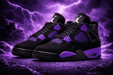 Jordan 4 "Purple Thunder" New CT8527-018 Men Size US 7-12 