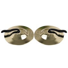 2PCS Finger Cymbal Gold for Belly Dance, Dance Gatherings Social Dance