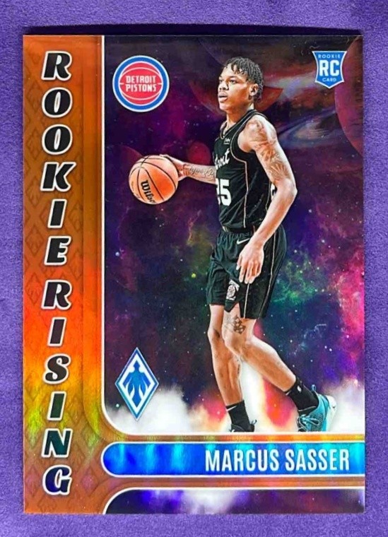 2023-24 Panini Phoenix Marcus Sasser Rookie Rising Orange /49 RC Pistons