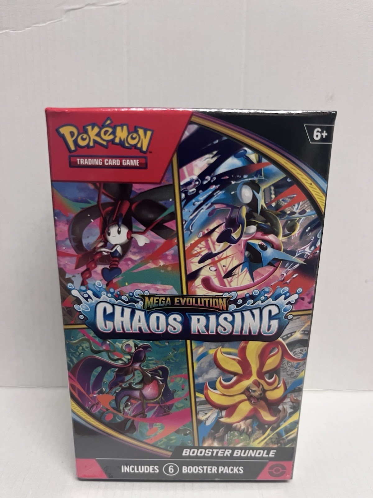 Pokémon TCG Mega Evolution—Chaos Rising Booster Bundle Box 6 Packs English