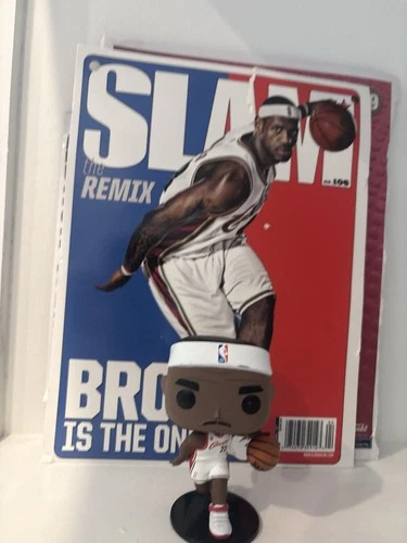 NBA SLAM LeBron James Funko Pop! Figure Bobble head #19 as pictured no packaging