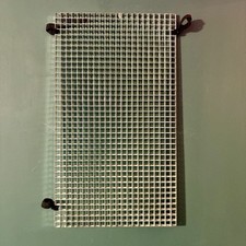 Silver Louver Honeycomb Light Grid Diffuser Egg Crate Grip Gear Used 22 X 12.5