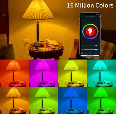 Tuya Smart Wifi LED Light Bulbs 220V 110V 10W 15W 20W E27 Alexa LED Lamp RGB Sma