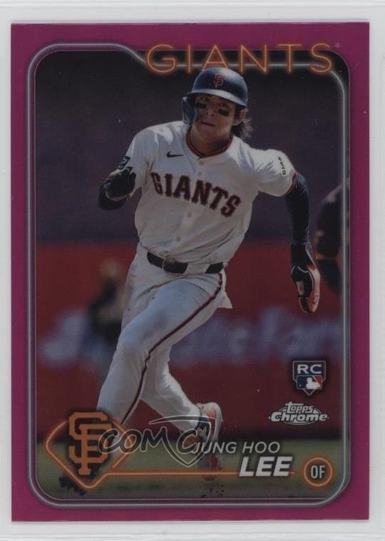 2024 Topps Chrome Pink Refractor Jung-Hoo Lee Jung Hoo Lee #201 1g5d