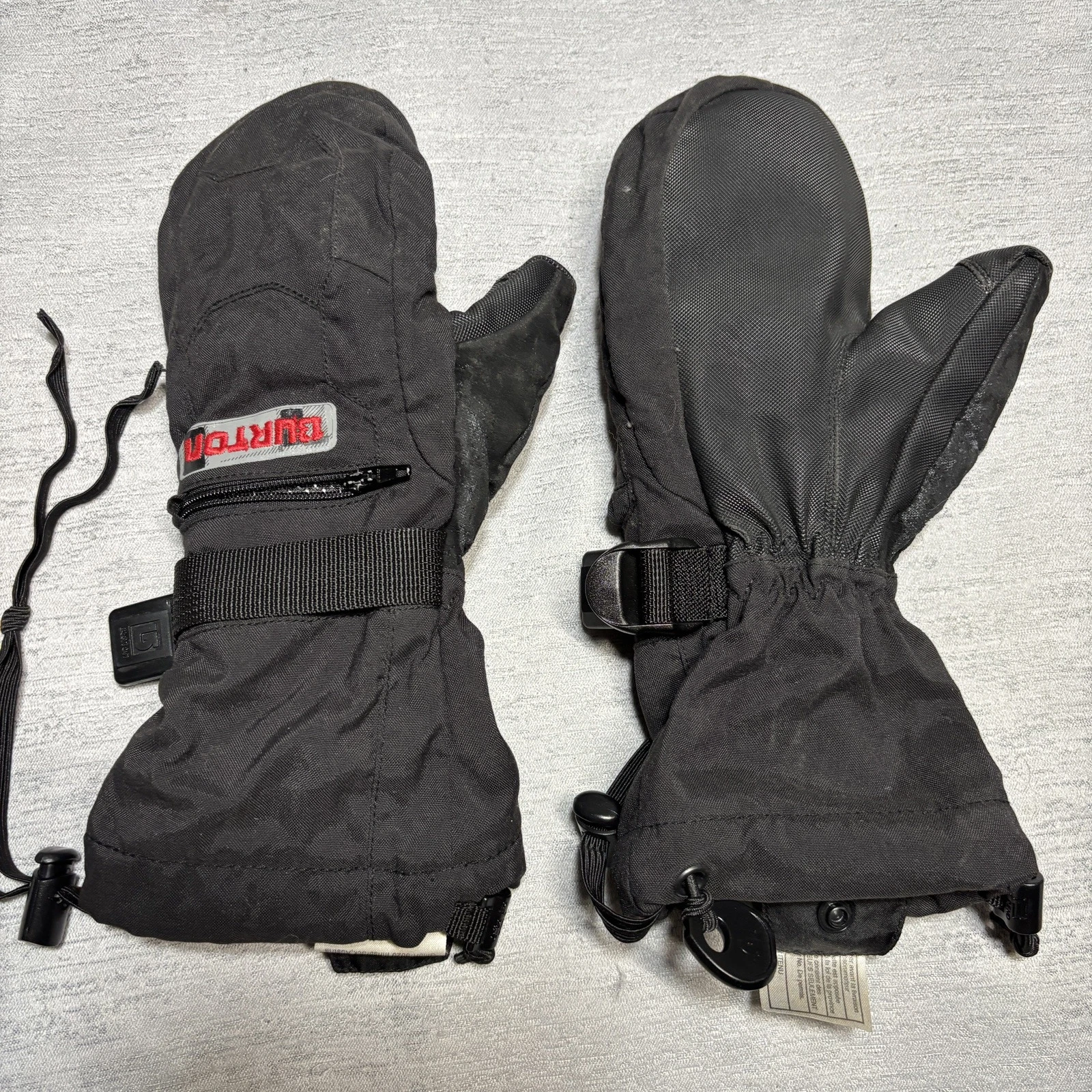 burton vintage dryride youth vent ski winter gloves mitten 