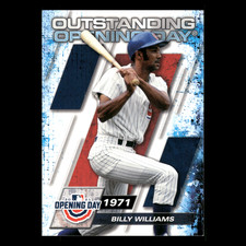 Billy Williams #OOD-7 2021 Topps Outstanding Opening Day Chicago Cubs Baseball