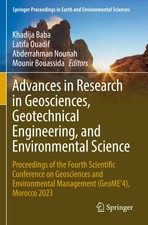 Advances in Research in Geosciences, Geotechn...