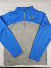 Junior Under Armour 1/4 Zip Baselayer Sweatshirt Youth XL Fleece Lined